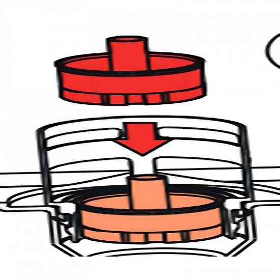 Обмежувач потоку Koer KT-0715 для інсталяції KT-0401, KT-0403, KT-0404, KT-0405, KT-0406 (KR5720)
