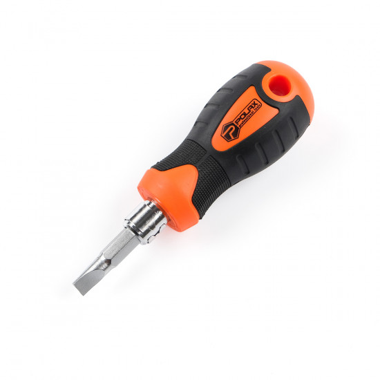 Викрутка з змінними бітами 2 в 1 Polax (51-040)