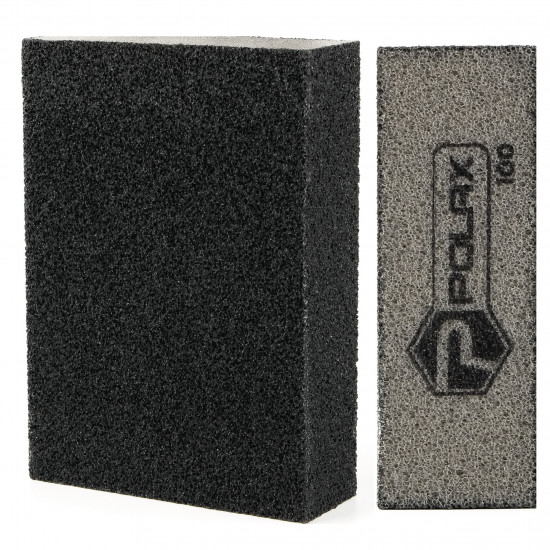 Губка шліфувальна P100 Polax пряма 110х70х25 мм (54-190)