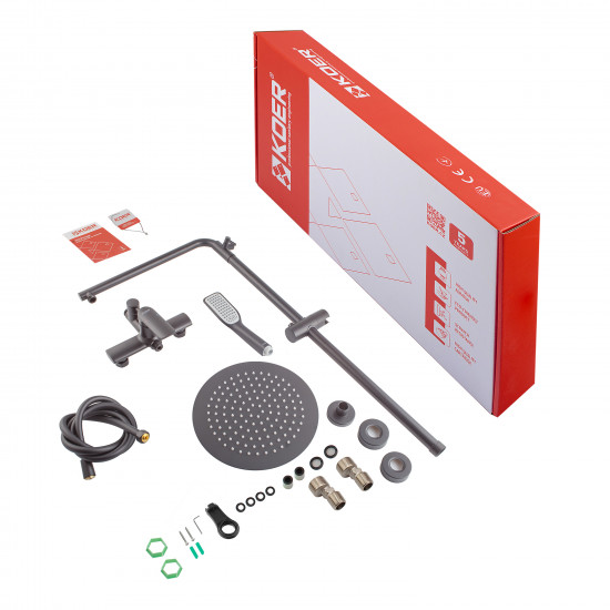 Душова колона зі змішувачем Koer KB-52028-05, 2 функції (KR5310)