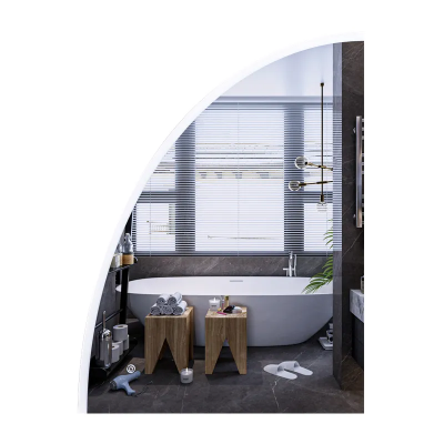 Зеркало Mixxus Premium TOPPER MS02-75x100 (LED Touch, Anti-fog, диммер (3-6,5kK)) (MP6634)