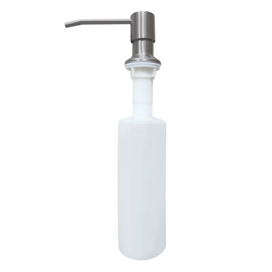 Дозатор для жидкого мыла Mixxus DIS-01 Nano-Black врезной из н.ст. SUS304, 300 мл (графит) (MX1955)