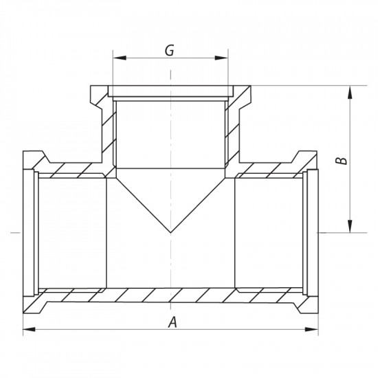Трійник 3/4'' ВВВ Koer KF.T08F (KF0061)