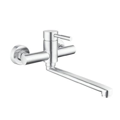 Змішувач для кухні Champion SUS-005 CHROME настінний з нержавіючої сталі (CH6536)