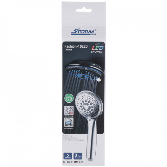 Лійка для душу Storm SH-05-F10M5-LED (ST0007)