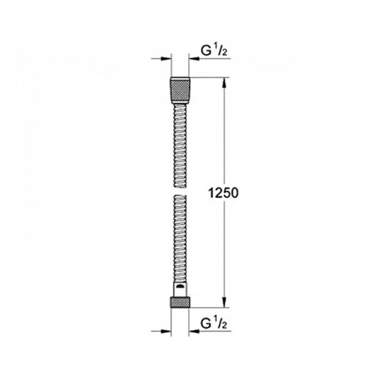 Душовий шланг 125 см Grohe Relexaflex (28142000)