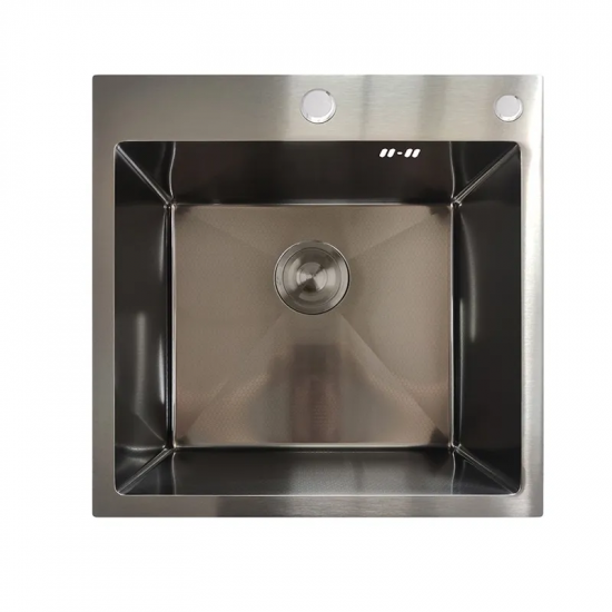 Мойка Mixxus MH5050 Decor Nano-Black из нержав. стали (цвет графит) (MX1929)