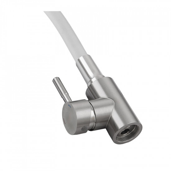 Змішувач для кухні Armata SUS-011 REFL.WHITE з силіконовим виливом, з нержавіючої сталі (CH6562)