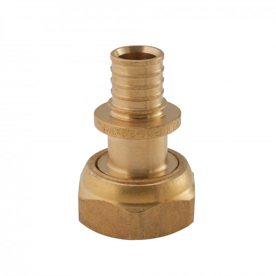 Перехідник з накидною гайкою під плоске ущільнення Koer KA.A08F-16S - 16(2.2mm) x 3/4"F (KR4866)