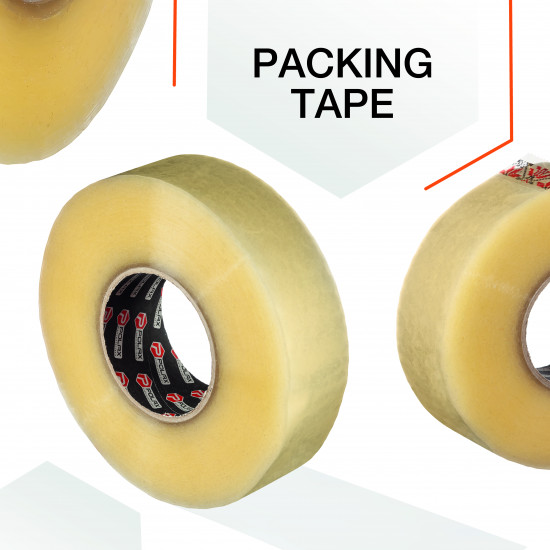 Клейка стрічка Polax скотч пакувальний прозорий 500 м x 45 мм (101-054)