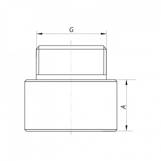 Подовжувач Koer WM.E06-30.WN - 1/2 "-30мм (KR3005)
