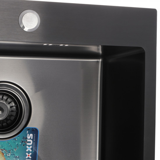 Мойка Mixxus Черная MX5843-200x1.0-PVD (MX0576)