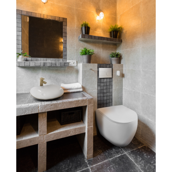 Комплект унітаз з інсталяцією для унітазу Mixxus Premium ELLIPSE-SET-2101 система змиву TORNADO 3.0