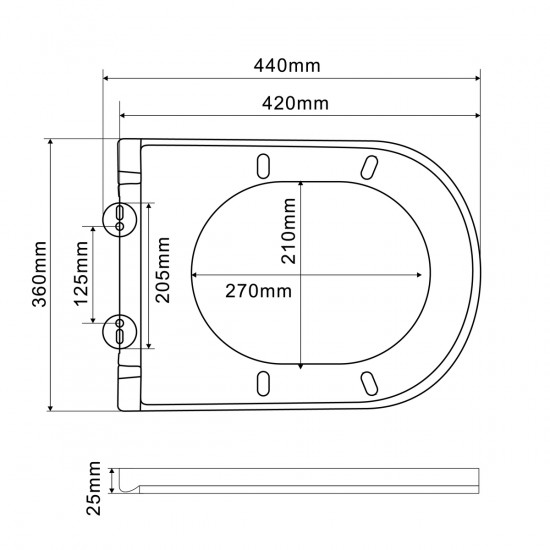 Комплект унітаз з інсталяцією для унітазу Mixxus Premium ELLIPSE-SET-2101 система змиву TORNADO 3.0