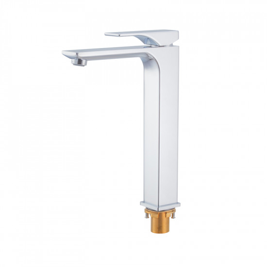 Змішувач для умивальника Koer KB-11010-01 високий (Колір хром) (KR3482)