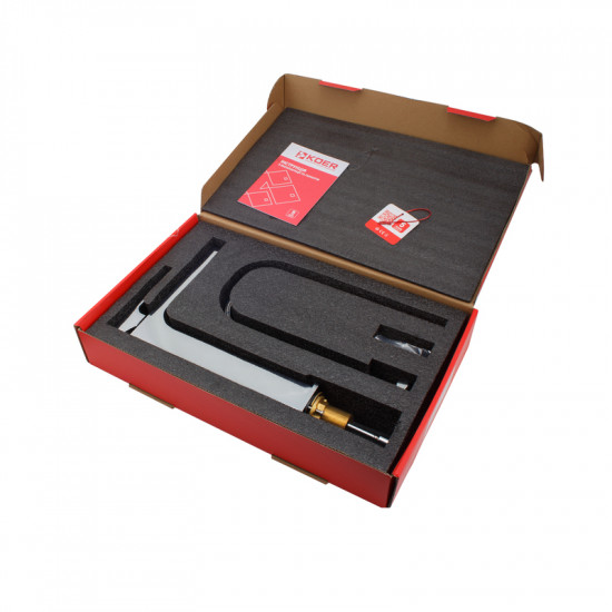 Змішувач для умивальника Koer KB-11010-01 високий (Колір хром) (KR3482)