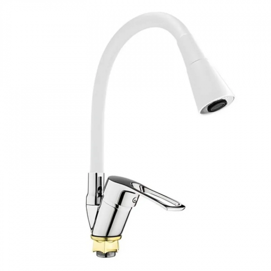 Змішувач для кухні Mixxus Dany 011 (NUT) REFL.WHITE (без підведення) (MI6576)