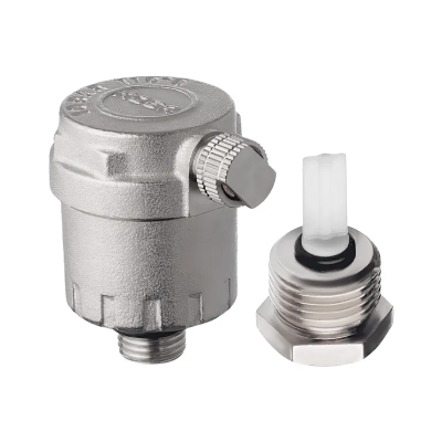 Воздуховод автоматический прямой с обратным клапаном KOER KR.1246 - 1/2" (KR3127)