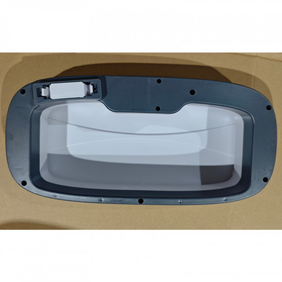 Відро для сміття сенсорне овальне Mixxus Flat-TC0109 White 9 л колір білий (MI7074)