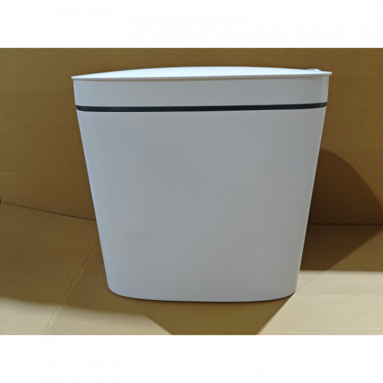 Відро для сміття сенсорне овальне Mixxus Flat-TC0109 White 9 л колір білий (MI7074)