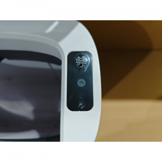 Відро для сміття сенсорне овальне Mixxus Flat-TC0109 White 9 л колір білий (MI7074)