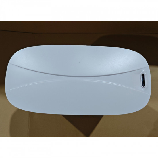 Відро для сміття сенсорне овальне Mixxus Flat-TC0109 White 9 л колір білий (MI7074)