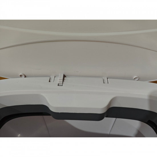 Відро для сміття сенсорне овальне Mixxus Flat-TC0109 White 9 л колір білий (MI7074)