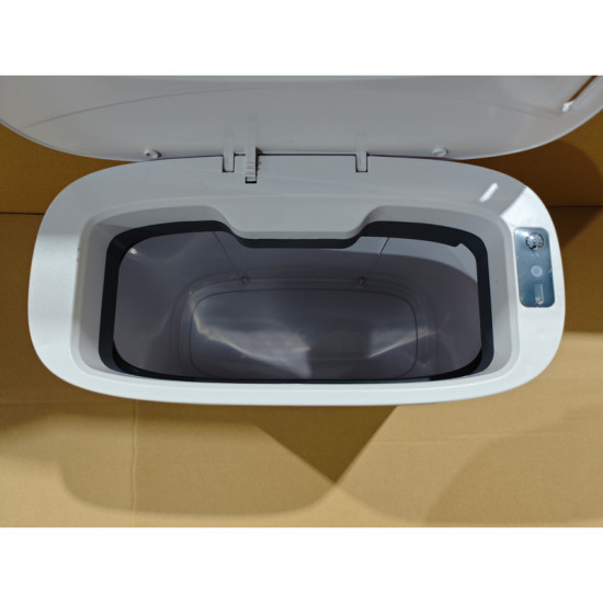 Відро для сміття сенсорне овальне Mixxus Flat-TC0109 White 9 л колір білий (MI7074)