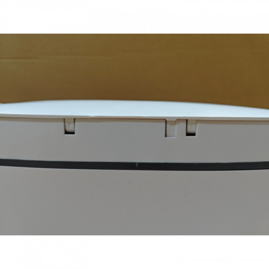 Відро для сміття сенсорне овальне Mixxus Flat-TC0109 White 9 л колір білий (MI7074)