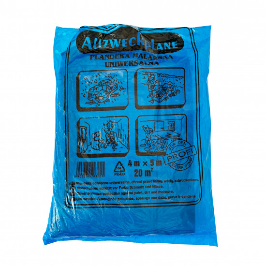 Защитная пленка Polax для ремонтных работ 40 мк, 4 м х 5 м (100-1701)