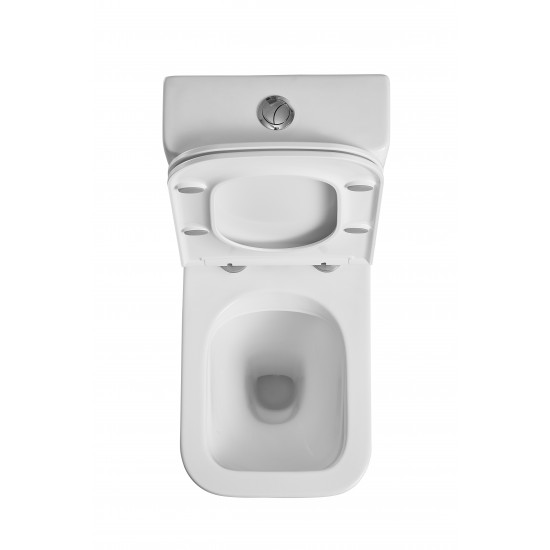 Унітаз-компакт Mixxus Premium Quadro-0401-R 610x365x825mm, система змиву RIMLESS (MP6457)