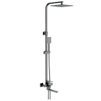 Душевая колонна с смесителем MIXXUS KUB-007-J GRAPHITE из нержавеющей стали SUS304 (цвет графит) (MI6220)
