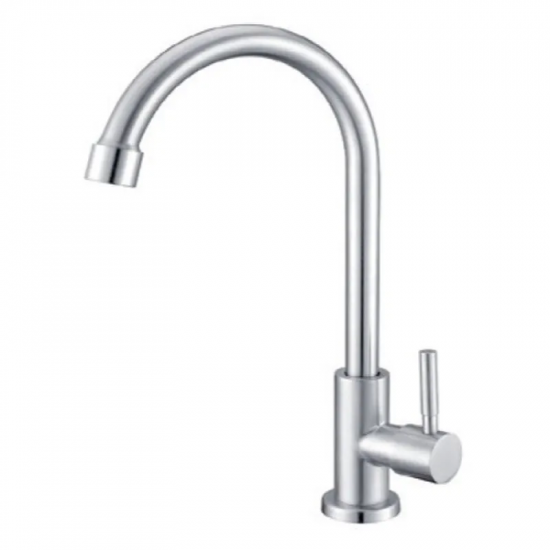 Кран для холодної води Mixxus Mono-01.SUS Chrome з нерж. сталі (кол.хром) (MI6221)