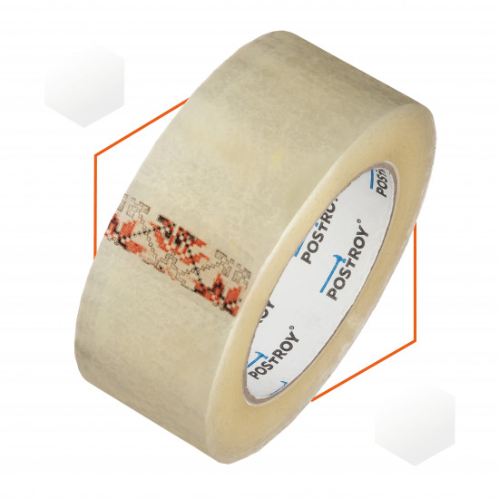 Клейка стрічка Polax скотч пакувальний 300 м x 45 мм (101-046)