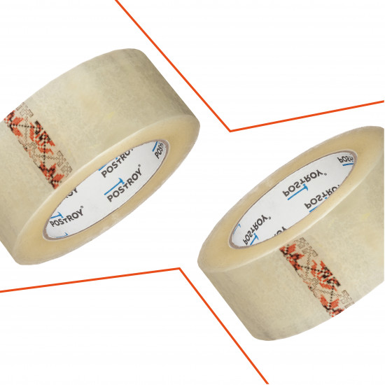 Клейка стрічка Polax скотч пакувальний 300 м x 45 мм (101-046)