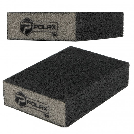 Губка шліфувальна P180 Polax пряма 110х70х25 мм (54-192)