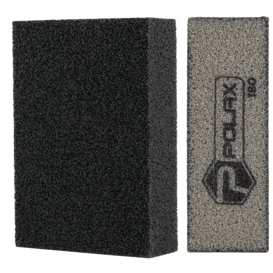 Губка шліфувальна P180 Polax пряма 110х70х25 мм (54-192)