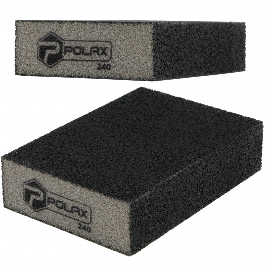 Губка шліфувальна P240 Polax пряма 110х70х25 мм (54-193)