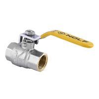 Кран шаровой Nolf NF.612 - 1/2" FF ГГВ YELLOW, ручка "рычаг" жёлтая (NF2924)