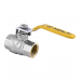 Кран кульовий Nolf NF.612 - 1/2" FF ГГВ YELLOW, ручка "важіль" жовта (NF2924)