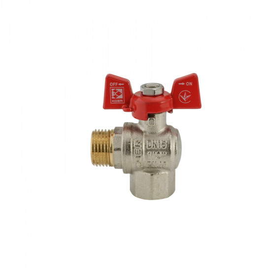 Кран шаровый Koer 1/2" ГШМ угловой (KR.208) (KR2805)