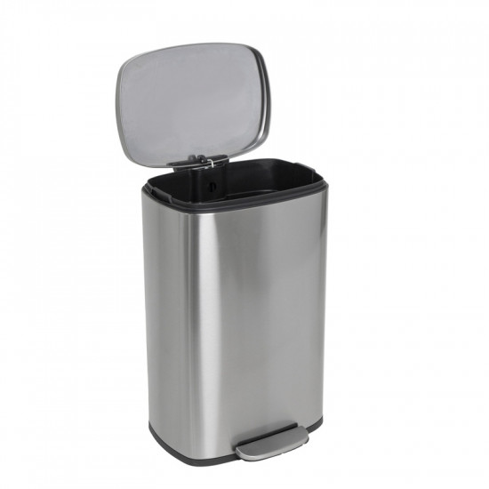 Відро для сміття з плавним закриттям прямокутне Mixxus Bevel-TC0105 SS Color 5л колір наржавійка (M