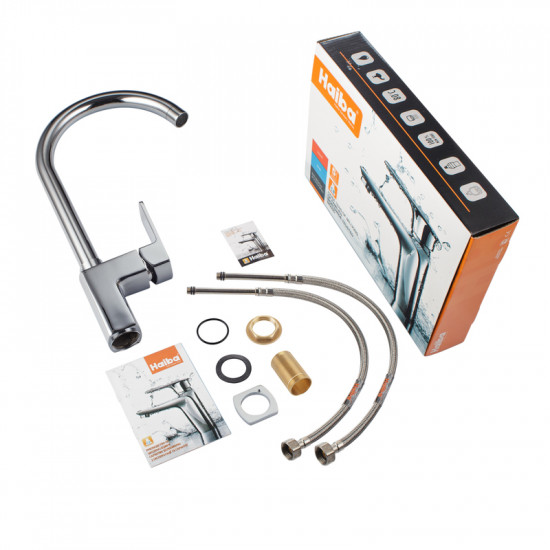 Змішувач для кухні Haiba Oscar 017 (HB0939) Змішувач для кухні Haiba Oscar 017 (HB0939)