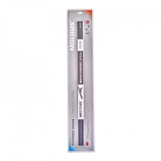 Душовий трап з нерж. сталі SUS304 Mixxus Drain-05-70-Slim Black (30x700 мм) (Чорний) (MI6170)