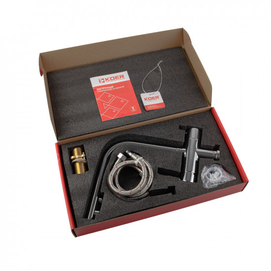 Змішувач для кухні з виходом для питної води KOER KB-72001-01 (KR3391)