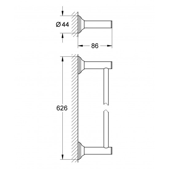 Держатель для полотенец Grohe Essentials Authentic (40653001)