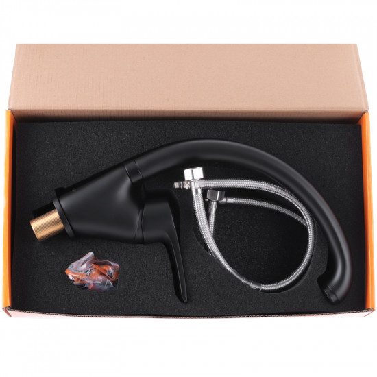 Змішувач для кухні Haiba Hansberg 777 чорний (HB0216) Змішувач для кухні Haiba Hansberg 777 чорний (HB0216)