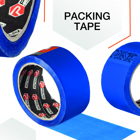 Клейка стрічка Polax скотч пакувальний, синій 45мм х 60м (101-112) Клейка стрічка Polax скотч пакувальний, синій 45мм х 60м (101-112)