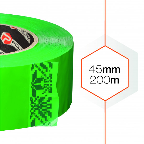 Клейка стрічка Polax скотч пакувальний, зелений 45мм х 200м (101-117) Клейка стрічка Polax скотч пакувальний, зелений 45мм х 200м (101-117)