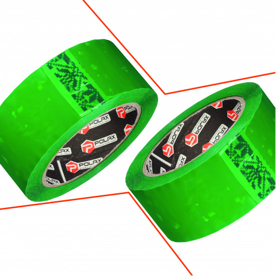 Клейка стрічка Polax скотч пакувальний, зелений 45мм х 200м (101-117) Клейка стрічка Polax скотч пакувальний, зелений 45мм х 200м (101-117)